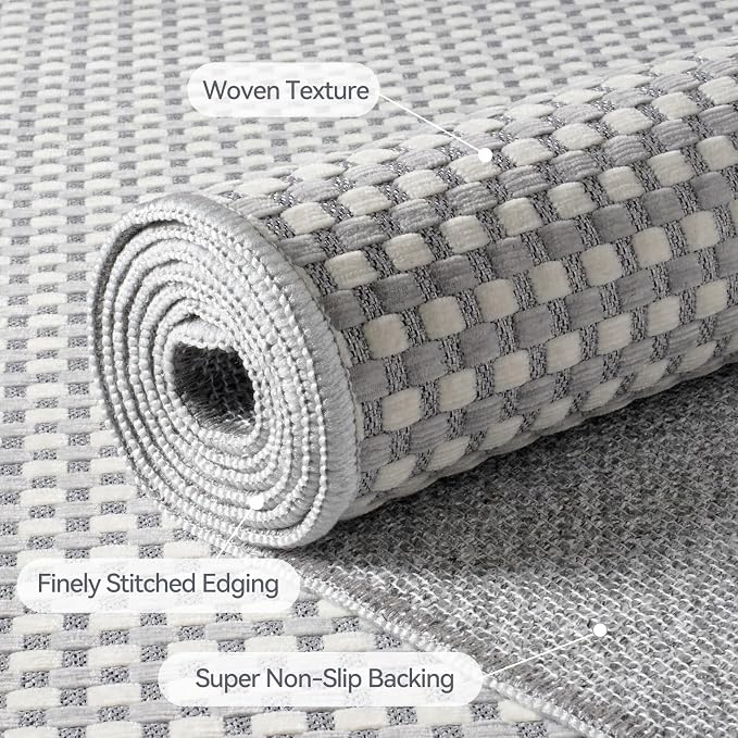 YDKGL 2x8 ft Hallway Runner Rug Extra Long Boho Woven Kitchen Runner Rugs Mat - Image 5