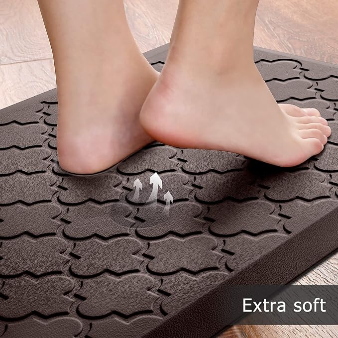 Kitchen Mat Cushioned Anti-Fatigue Floor Mat Water Resistant Non-Skid Kitchen - Image 3