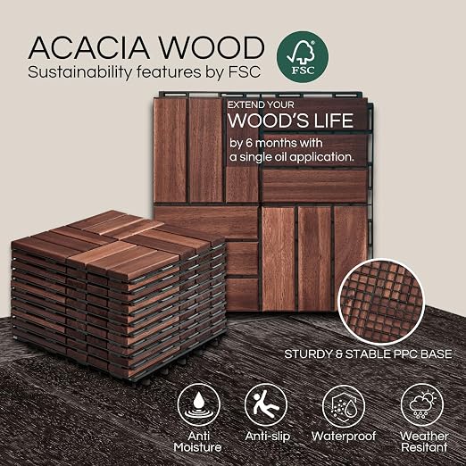 THYOI Premium Deck Tiles, Patio Flooring - Image 4
