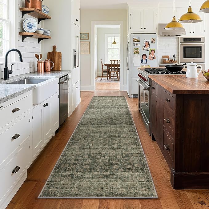 Washable Kitchen Rug Runners for Hallways: 2'x10' Entryway Rug by palohom