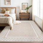 GarveeHome Area Rug 9x12 Living Room Rug Modern Bordered Soft Large Area Rugs - Image 8