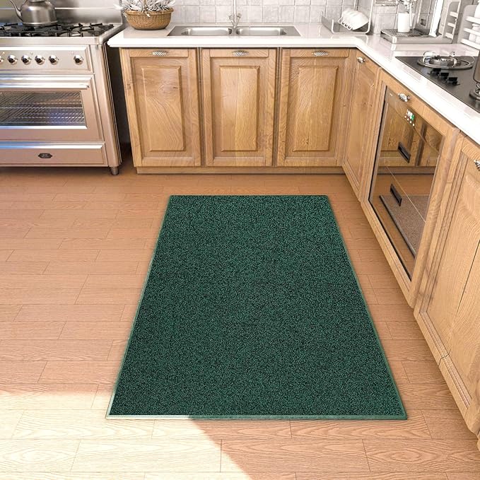 Area Rug with Non Slip Rubber Backing, Washable Soft Floor Carpet by AREDO