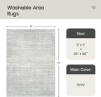 Valenrug Washable Rugs 3x5 - Image 2