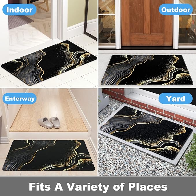 Rnivvi Front Door Mat, Heavy Duty Low Profile Anti-Slip Entryway Rug - Image 7