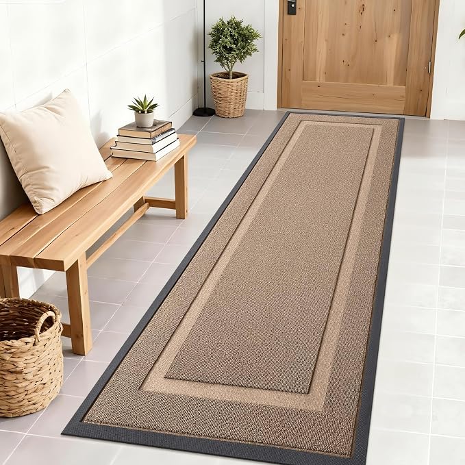 OLANLY Front Door Mat Indoor Outdoor Entrance, Waterproof All-Season, by OLANLY