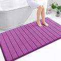 OLANLY Memory Foam Bath Mat 59x35, Super Soft Absorbent Bathroom Rugs, Quick Dry by OLANLY