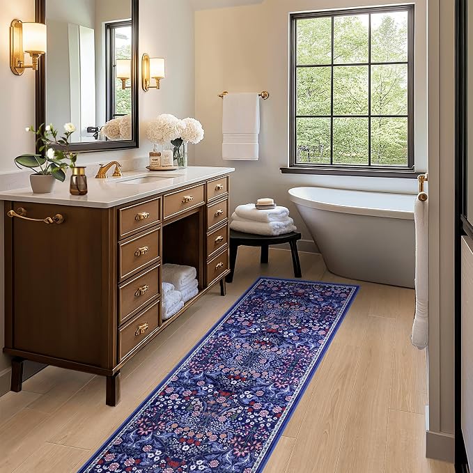 Runner Rug for Entryway: 2x5 Kitchen Rugs Non Slip Washable Ultra-Thin Soft - Image 6