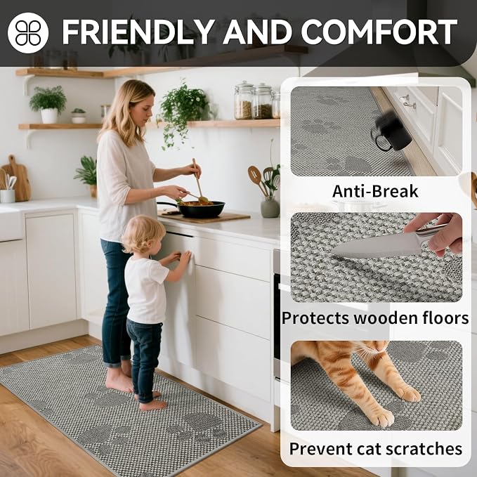 YDKGL Kitchen Mats for Floor, Super Absorbent Kitchen Rugs Non Slip Washable - Image 3