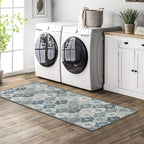 Lahome Moroccan Trellis Kitchen Runner Rug, 2x5 Washable Runners - Image 5