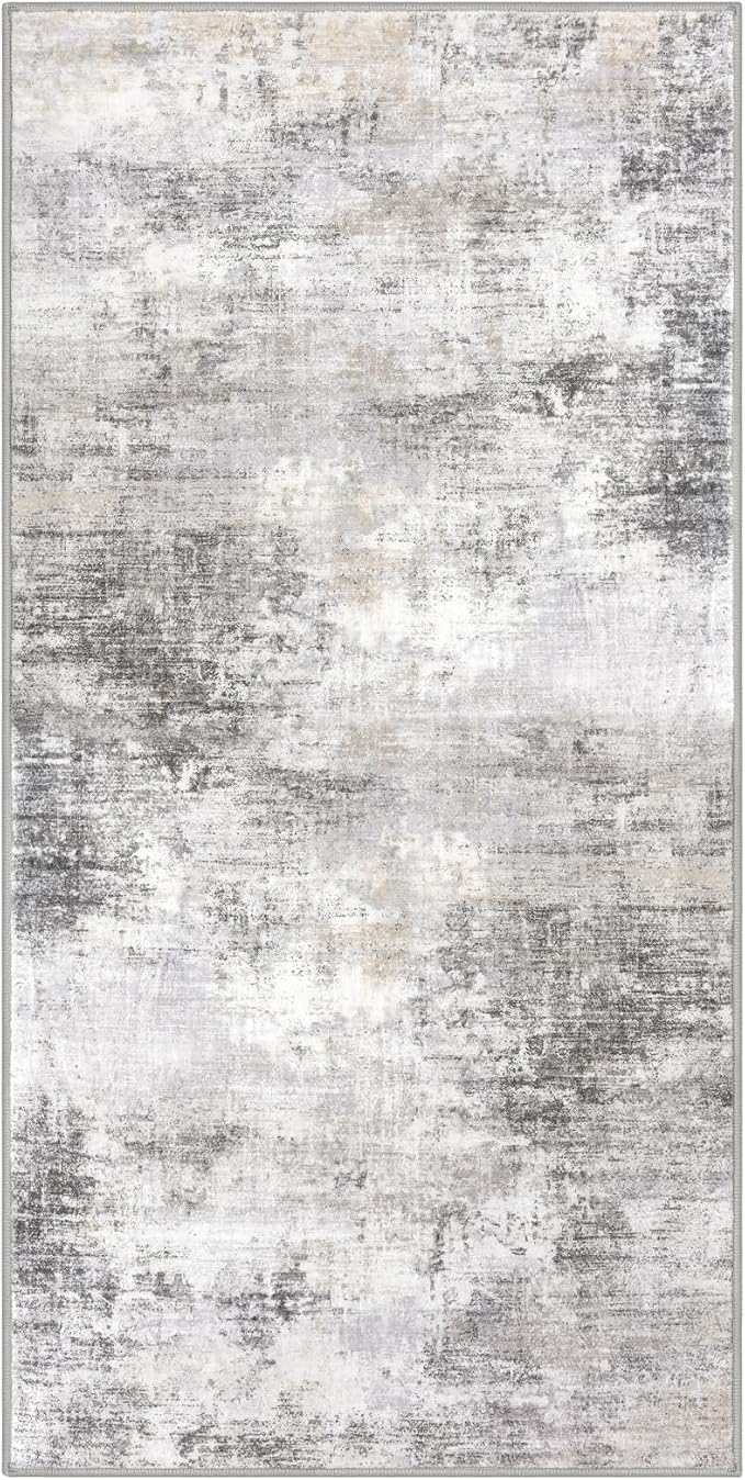 IOHOUZE Abstract Runner Rug 3x6 Ft Washable Runners - Image 9
