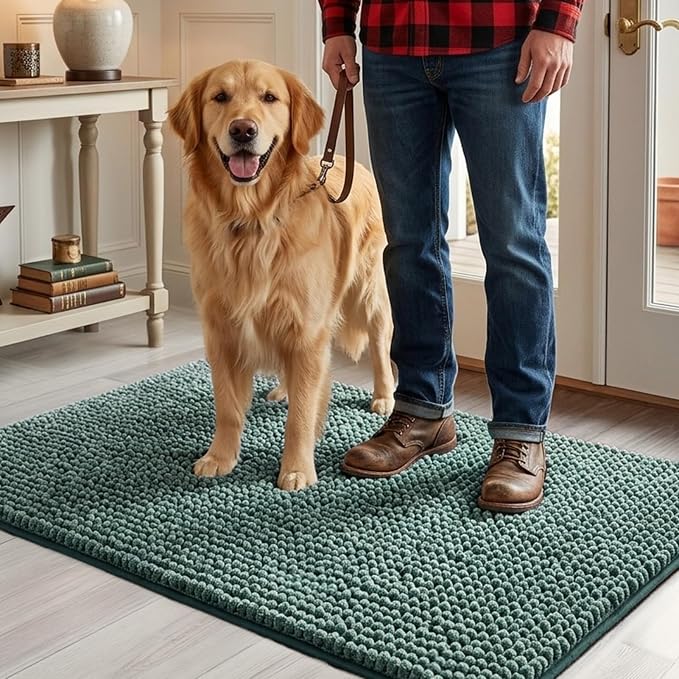 EHEYCIGA Super Absorbent Dog Door Mat by EHEYCIGA