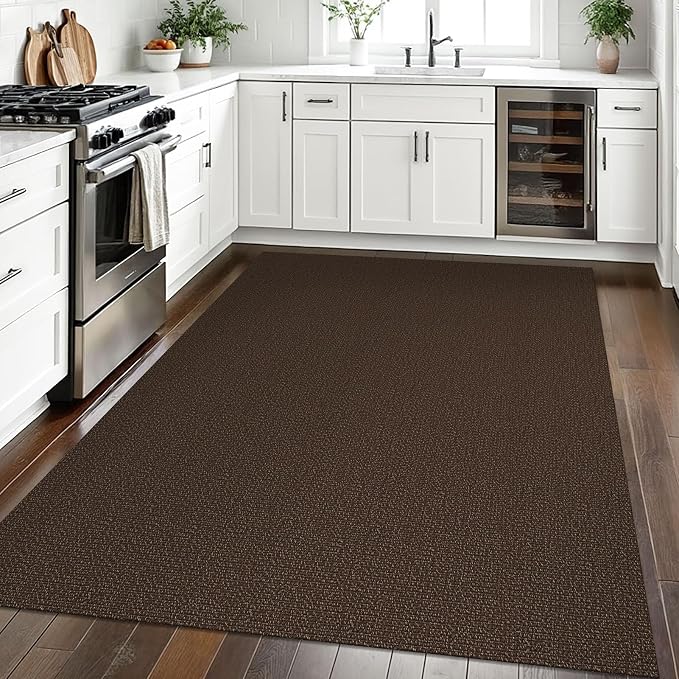 EARTHALL Washable Area Rugs 5x7 Ft Non Slip Living Room Rugs Cotton Rubber - Image 5