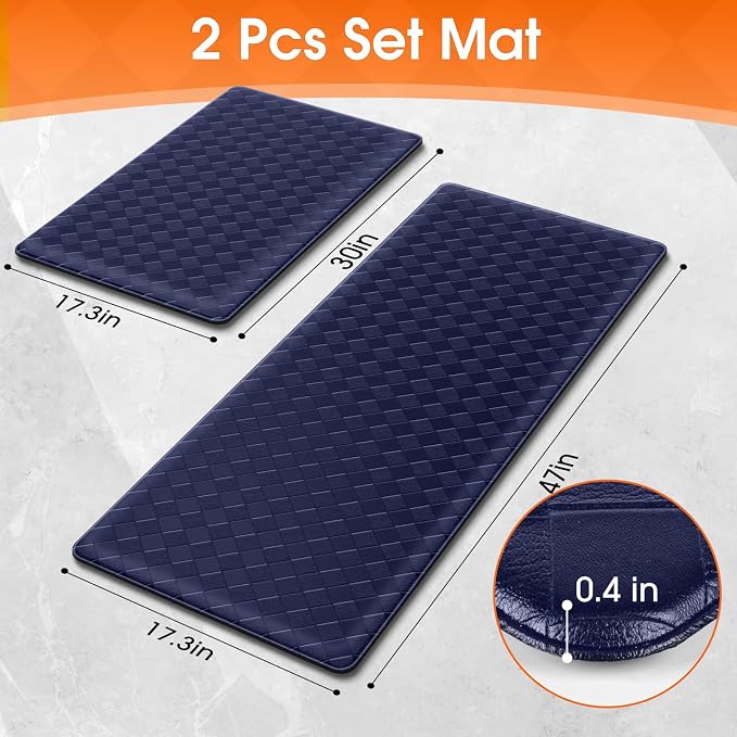 TranquilRelax Kitchen Mats, Cushioned Anti Fatigue Kitchen Mats - Image 3