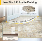 RELEANY Washable Area Rugs 5'x7' Non-Slip Modern Abstract Soft - Image 6