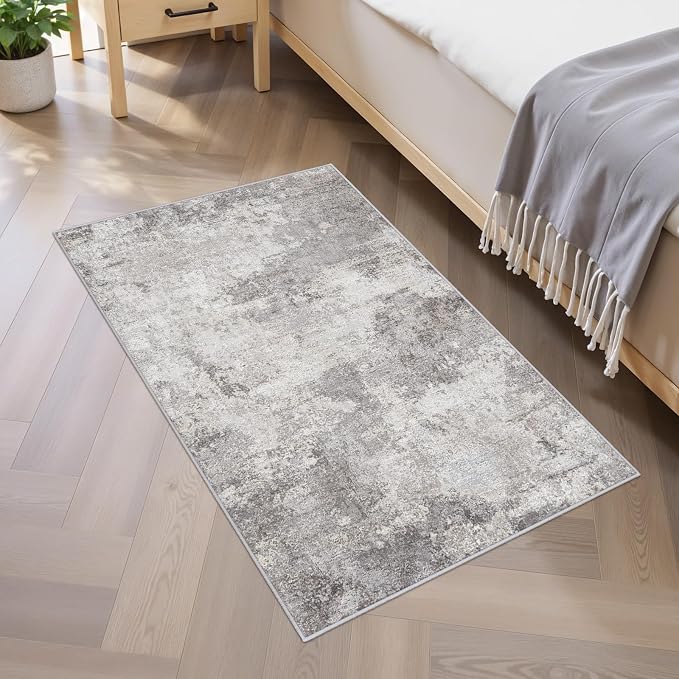 Modern Abstract 2x3 Rug Washable Non-Slip Small Area Rug - Image 4