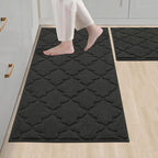 COSY HOMEER Soft Kitchen Rugs for in Front of Sink Super Absorbent Kitchen by COSYHOMEER