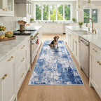 RELEANY Washable Area Rugs 3x7 Non-Slip Modern Abstract Soft by RELEANY