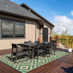 Outdoor Patio Plastic Straw Rug - Image 5