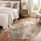 RELEANY Washable Area Rugs 4ft Non-Slip Modern Abstract Soft - Image 2