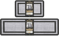 Mattitude Kitchen Mats Set of 2 Cushioned Rugs 0.47 inch Thick Anti-Fatigue Mats by Mattitude