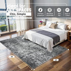 6x9 Area Rugs for Living Room Rug Washable: Abstract Rug for Dining Room - Image 2