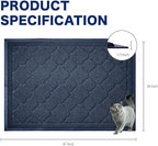 WePet Cat Litter Box Mat, Kitty Premium PVC Pad, Durable Trapping Rug, - Image 3