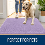 OLANLY Dog Door Mat for Muddy Paws 47x17, Absorbs Moisture and Dirt, Absorbent - Image 6