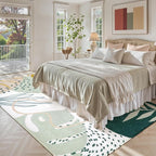 Lahome Green Machine Washable Large Rug - Image 3