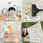 5x7 Area Rugs for Living Room Rug Washable: Modern Rug for Dining Room Bedroom - Image 5