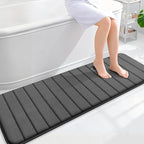 OLANLY Memory Foam Long Bathroom Rugs Runner 59x20, Super Soft Absorbent Bath by OLANLY