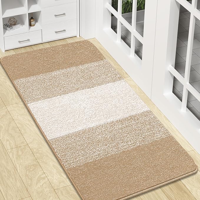 Kitinjoy Indoor Outdoor Door Mat, 47x20 Non-Slip Absorbent Dirt Trapper by Kitinjoy