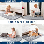 OLANLY Memory Foam Long Bathroom Rugs Runner 47x17, Super Soft Absorbent Bath - Image 9