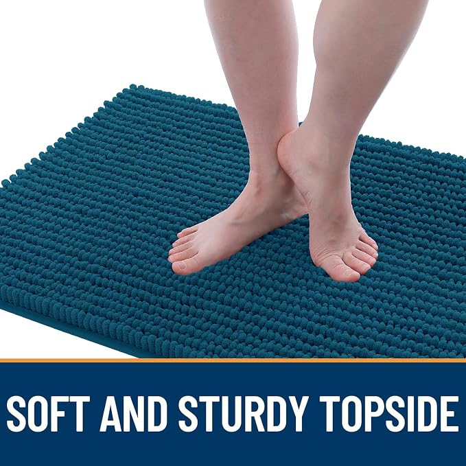 OLANLY Dog Door Mat for Muddy Paws 40x32, Ultra Absorbent Chenille Mud Doormat - Image 4
