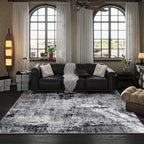 Rugcomf 9x12 Washable Boho Rug - Image 2