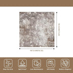 9x9 Square Rug Living Room – Washable Non-Slip Indoor Area Rug - Image 2