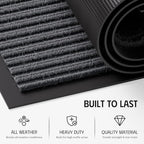 Front Door Mat 4' x 6', Heavy Duty Door Mat Outside Entrance, Non-Slip Welcome - Image 3