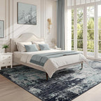 RELEANY Washable Area Rugs 6'x8' Non-Slip Modern Abstract Soft - Image 3