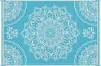 Pauwer Waterproof Outdoor Rug 6x9, Reversible Plastic Straw Patio Camping Rug - Image 9