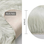 MIULEE Fluffy Rug Soft Shaggy Faux Fur Area Rug Luxury Plush Sheepskin Carpet - Image 2