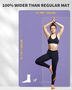 Extra Large Yoga Mat – 72"x48" or 78"x57", 1/4"–1/2" Thick Mat - Image 2
