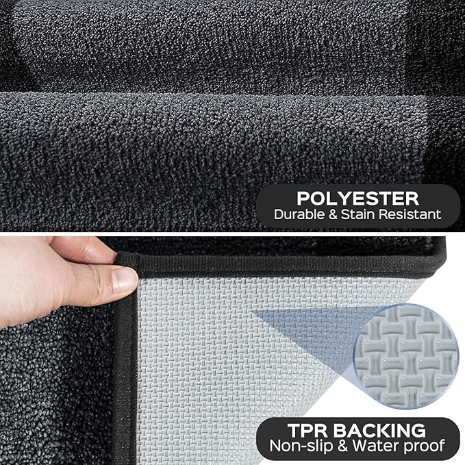 Washable Area Rug 34" x 60", Non Slip Kitchen Rug - Image 3
