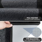 Machine Washable Runner Rug 32" x 120", Non Slip Kitchen Mat - Image 2