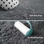 Shag Runner Rug for Bedroom Living Room 3x7 Upgrade Non-Slip Fluffy Soft - Image 4