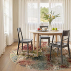RELEANY Washable Area Rugs 8ft Non-Slip Modern Abstract Soft - Image 2