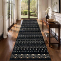 SERISSA Hallway Runner Rug, Soft Low-Pile Geometric Indoor Long Carpet by SERISSAHomeDecorCollection