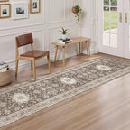 Vintage Hallway Runner Rug 2x6: Large Soft Washable Entryway - Image 2