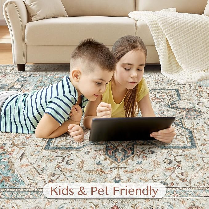 Tortania Area Rug 2x6 Runner Rugs - Image 8