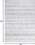 cotiled 7x9 Area Rugs Living Room Rug: Washable Boho Rugs - Image 2