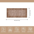 4x8 Washable Indoor Entryway Rug Non-Slip Rubber Backed Floor Mat - Image 2