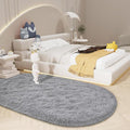 LOCHAS Bedroom Rug 3.3' x 6.2', Soft Oval Throw Rugs Carpet by LOCHAS
